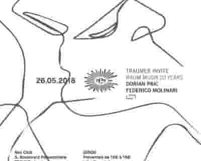 Traumer Invite Raum Musik 20 Years: Dorian Paic, Federico Molinari, Traumer tickets blurred poster image