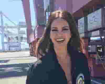 Lana Del Rey tickets blurred poster image
