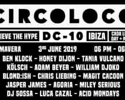 Circoloco Ibiza tickets blurred poster image