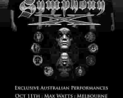 Symphony X tickets blurred poster image
