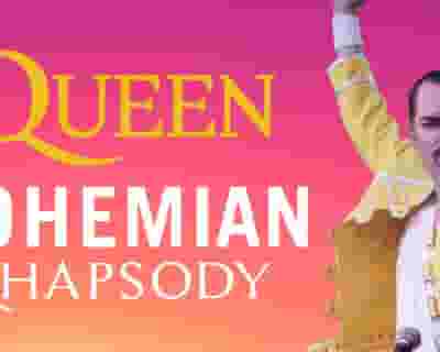 Queen Bohemian Rhapsody tickets blurred poster image