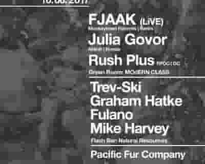 Focus: FJAAK - Julia Govor - Rush Plus tickets blurred poster image