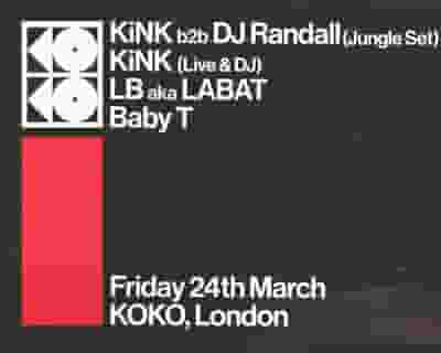 KiNK b2b Randall tickets blurred poster image