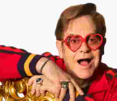 Elton John blurred poster image
