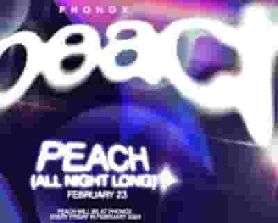 Peach tickets blurred poster image