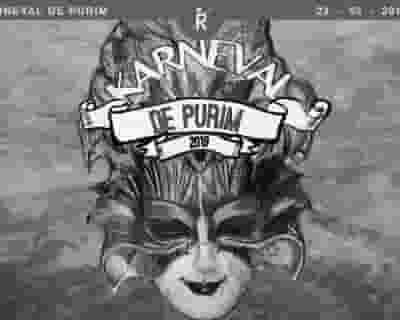 Karneval de Purim tickets blurred poster image