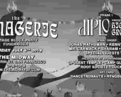 The Menagerie: 4-Stage Block Party with Diplo  tickets blurred poster image