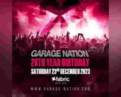 Garage Nation 26th Year Birthday tickets blurred poster image