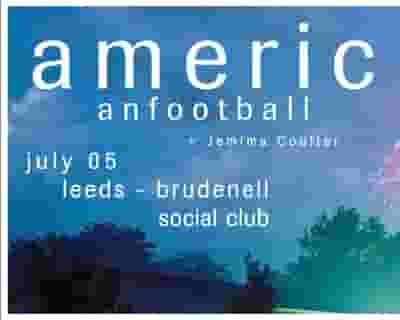 American Football tickets blurred poster image