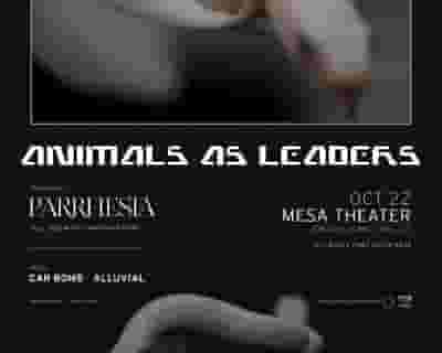 Animals as Leaders tickets blurred poster image