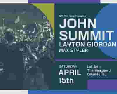 Off The Grid presents John Summit and more tickets blurred poster image