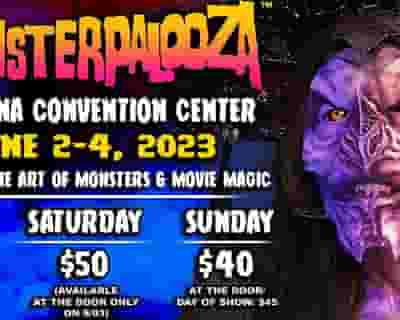 Monsterpalooza - Pasadena 2023 tickets blurred poster image