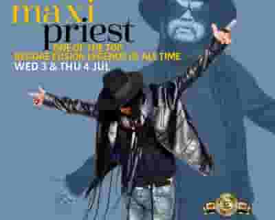 Maxi Priest tickets blurred poster image