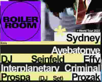 Boiler Room | Sydney tickets blurred poster image