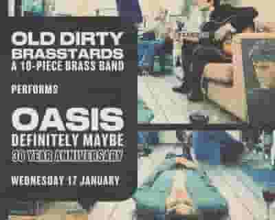 Old Dirty Brasstards tickets blurred poster image