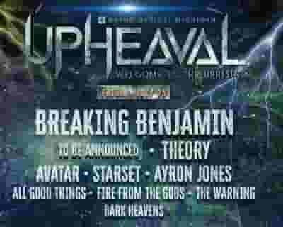 Upheaval tickets blurred poster image