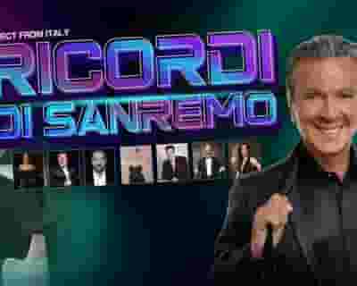 Ricordi Di Sanremo tickets blurred poster image