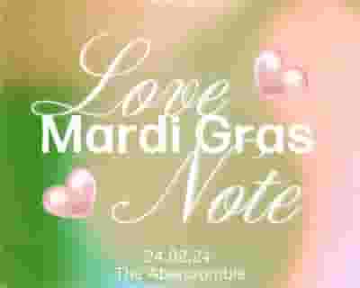 ABERCROMBIE | LOVE NOTE BY LOLLY BAG tickets blurred poster image