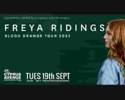 Freya Ridings tickets blurred poster image