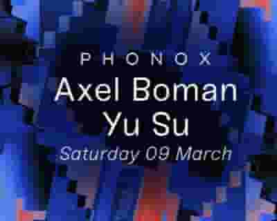 Axel Boman & Yu Su tickets blurred poster image