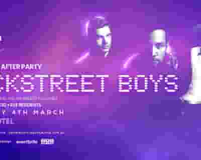Backstreet Boys tickets blurred poster image
