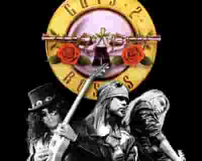 Guns N' Roses tickets blurred poster image