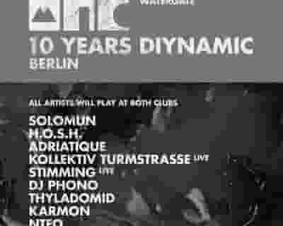 10 Years Diynamic tickets blurred poster image