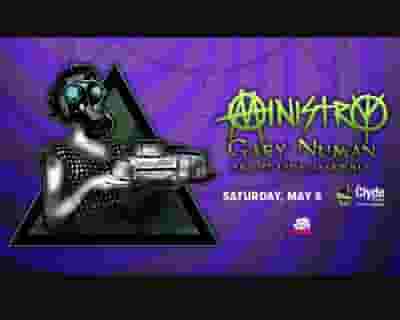 Ministry with Gary Numan tickets blurred poster image