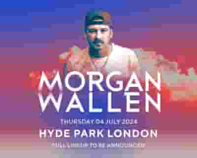 Morgan Wallen | BST Hyde Park tickets blurred poster image
