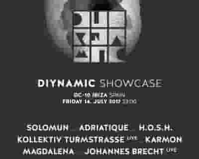 Diynamic Showcase, Dc10 Ibiza tickets blurred poster image