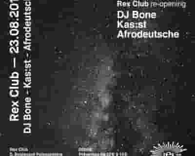 Rex Club: DJ Bone, KAS:ST, Afrodeutsche tickets blurred poster image