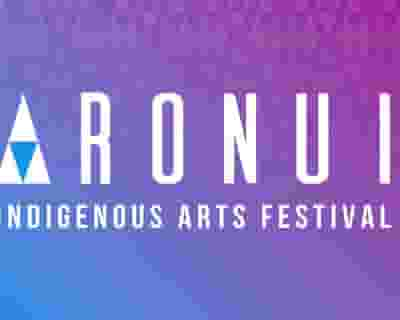 Aronui Indigenous Arts Festival tickets blurred poster image