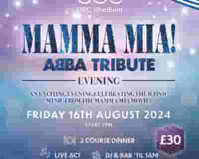Mamma Mia Tribute Experience tickets blurred poster image