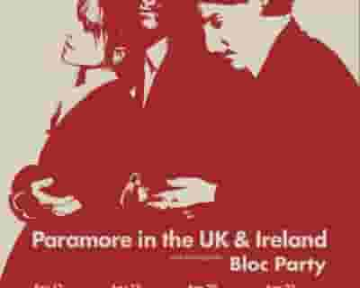 Paramore tickets blurred poster image