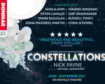 Constellations tickets blurred poster image