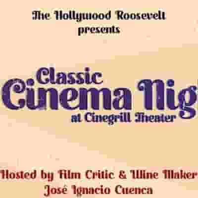 Classic Cinema Night blurred poster image