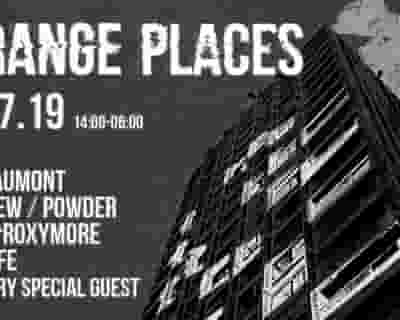 Strange Places 001 tickets blurred poster image