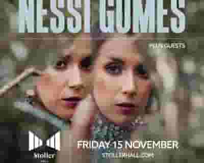 Nessi Gomes tickets blurred poster image