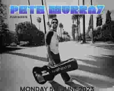 Pete Murray tickets blurred poster image