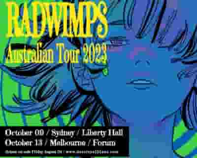 RADWIMPS tickets blurred poster image