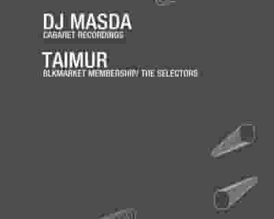 Insight - DJ Masda/ Taimur in The Panther Room tickets blurred poster image
