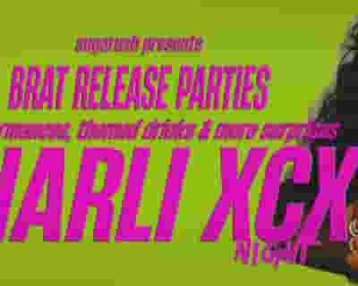 sugarush: Charli XCX Brat Release Party tickets blurred poster image