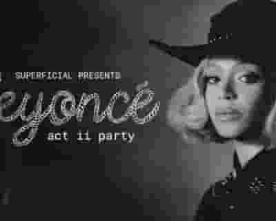 Beyonce Act II Album Release Party tickets blurred poster image
