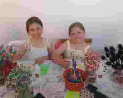 School Holiday Special (Kids Only) - Hand painted Floral Posy Making Class tickets blurred poster image