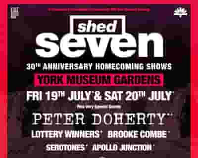 Shed Seven tickets blurred poster image
