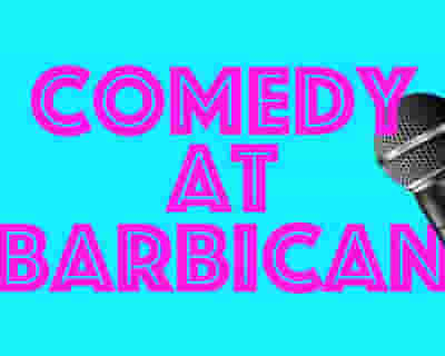 Barbican Comedy PLUS Meal tickets blurred poster image