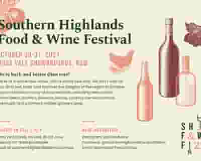 Southern Highlands Food & Wine Festival 2021 tickets blurred poster image