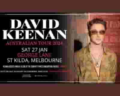 David Keenan tickets blurred poster image