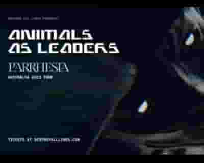 Animals as Leaders tickets blurred poster image