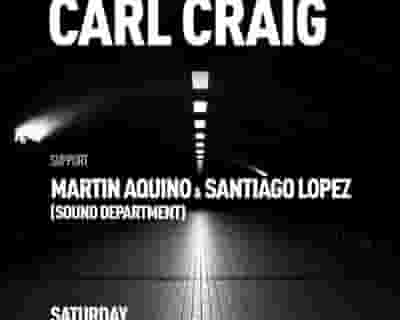 Carl Craig tickets blurred poster image